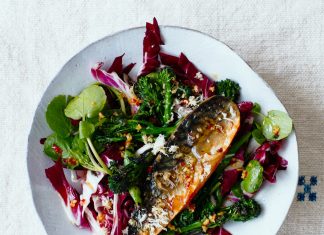 Food Thomasina Miers’ recipe for Asian smoked mackerel salad with chilli dressing
